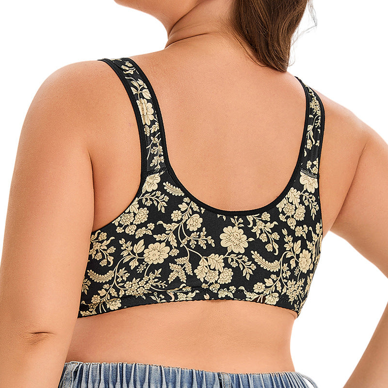 Size A- G Cup 36-52 Over Plus Size Bra Printing